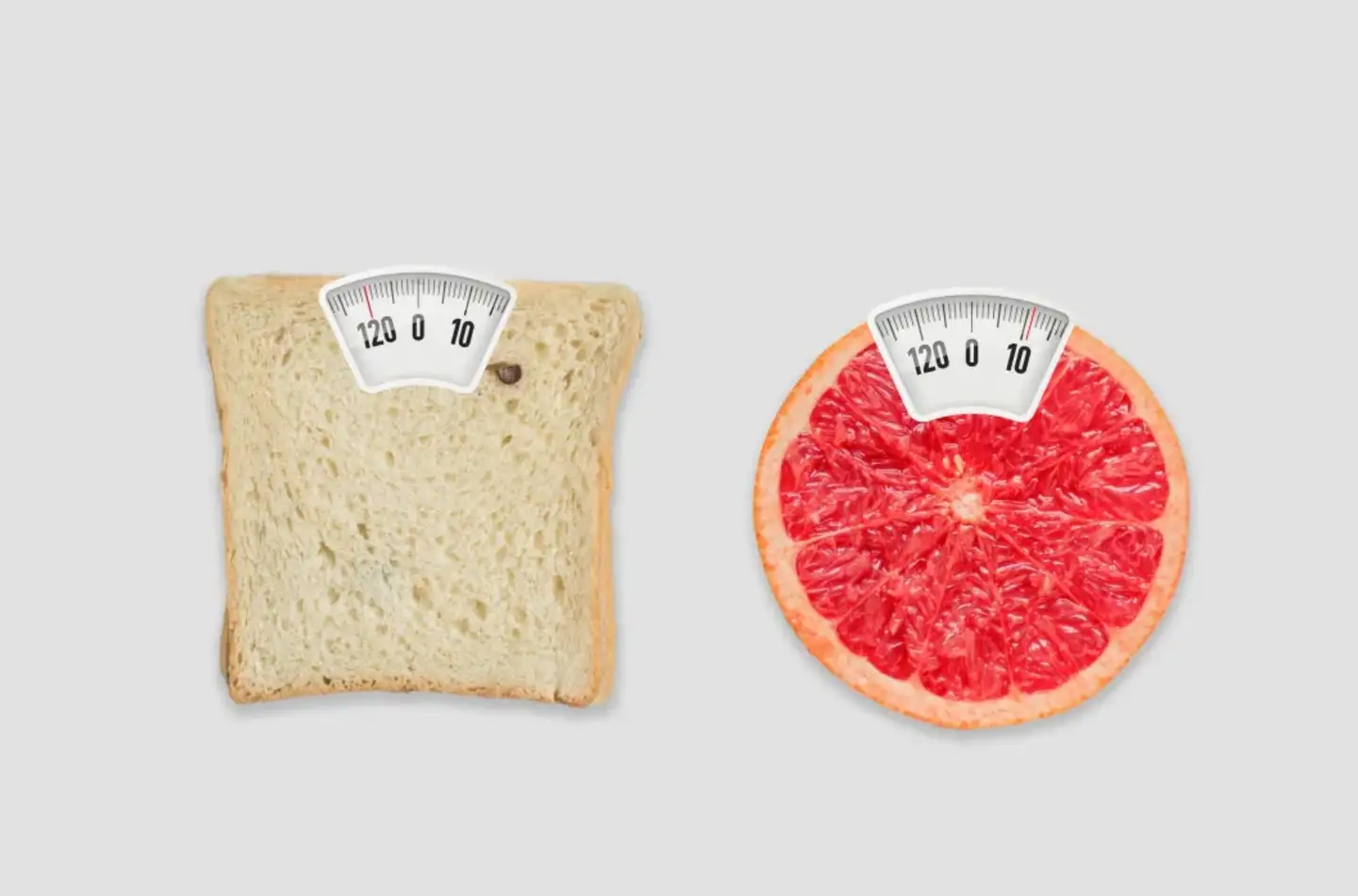 Staring at the "calorie counter", calculating whether to lose weight or gain weight by eating.